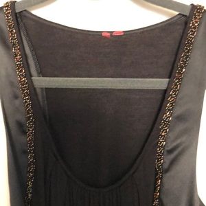 Cute black jersey knit dress